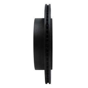 Land Rover LR2 Brake Rotor (1) - Rear Left - R1 Concepts - Drilled & Slotted - Black - `08-`12